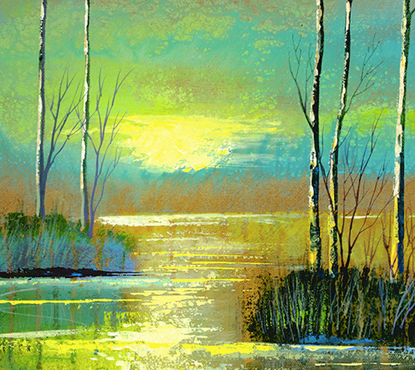Serenity Rising 24x48 - Ford Smith Fine Art