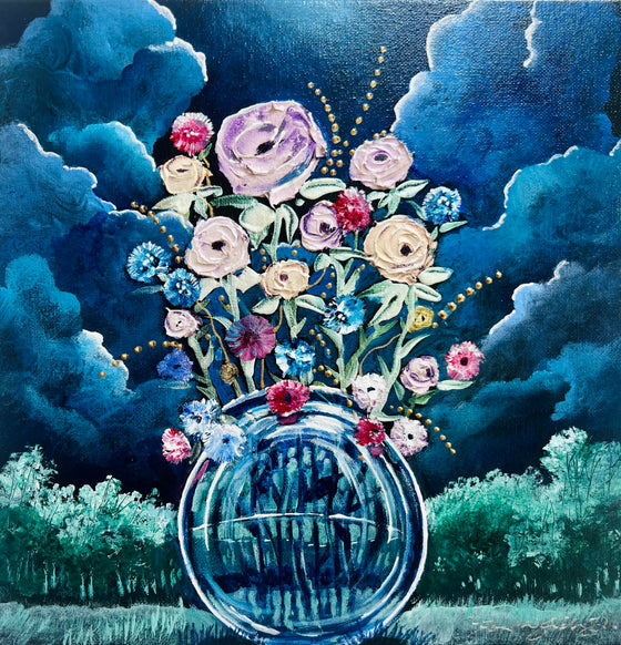 Midnight Arrangement 12x12