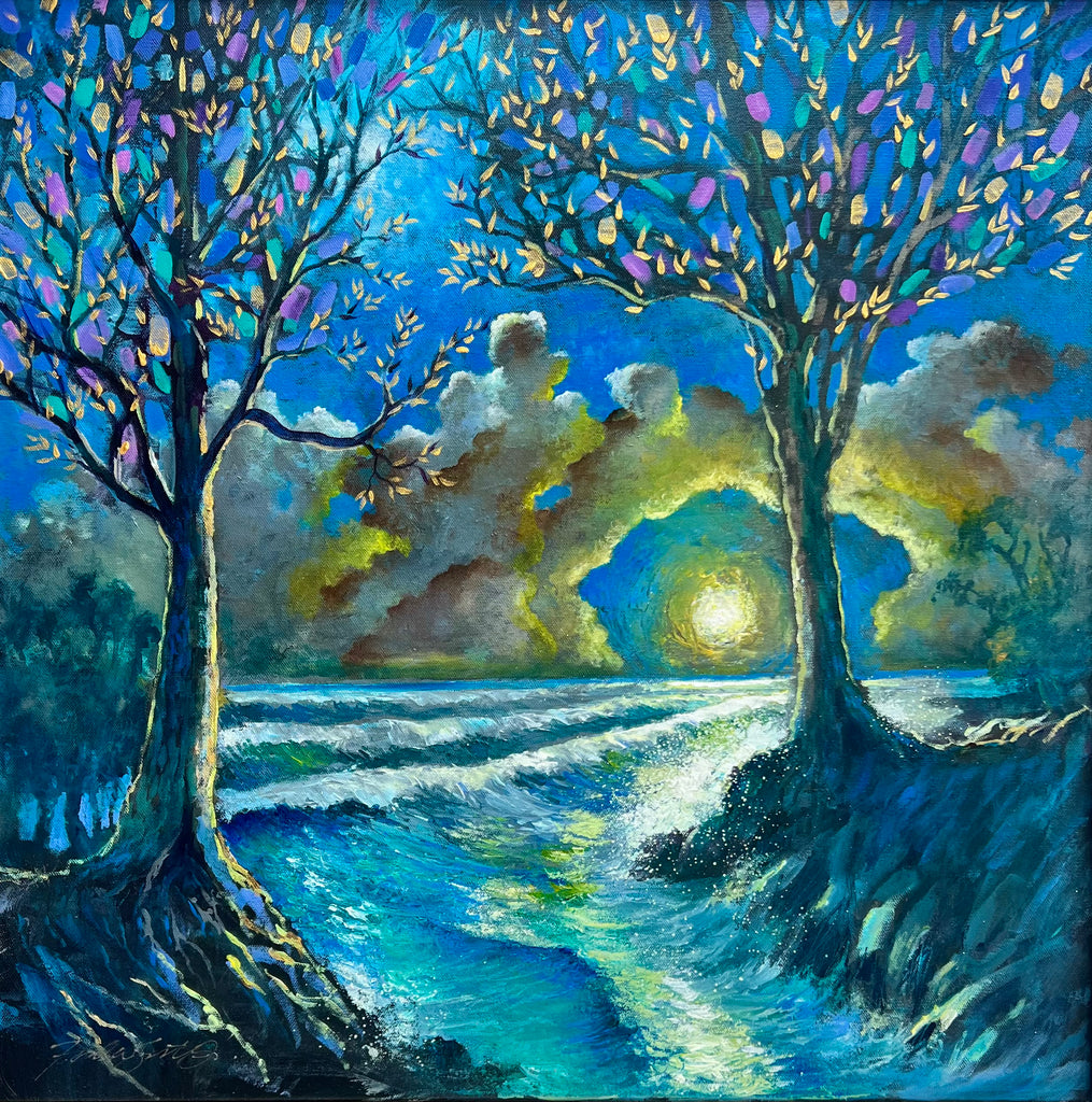 Sun and the Moon 24x24