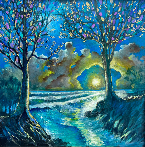 Sun and the Moon 24x24
