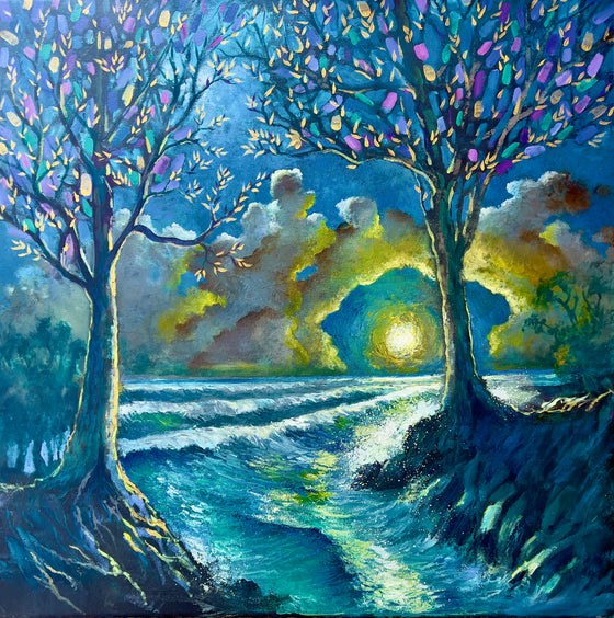 Sun and the Moon 24x24