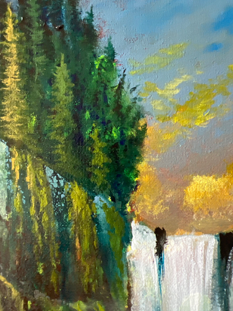 Falls at First Light 14x11