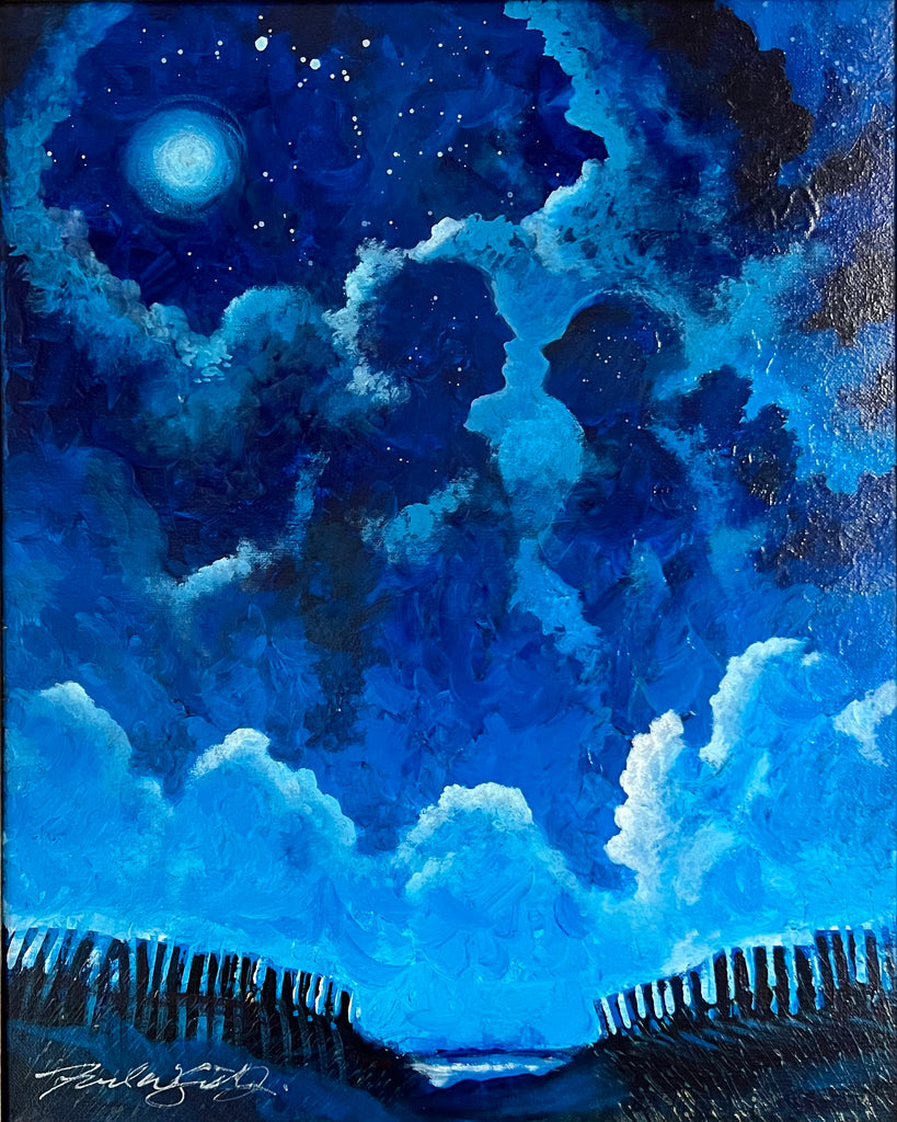 Moonlit Vows 20x16
