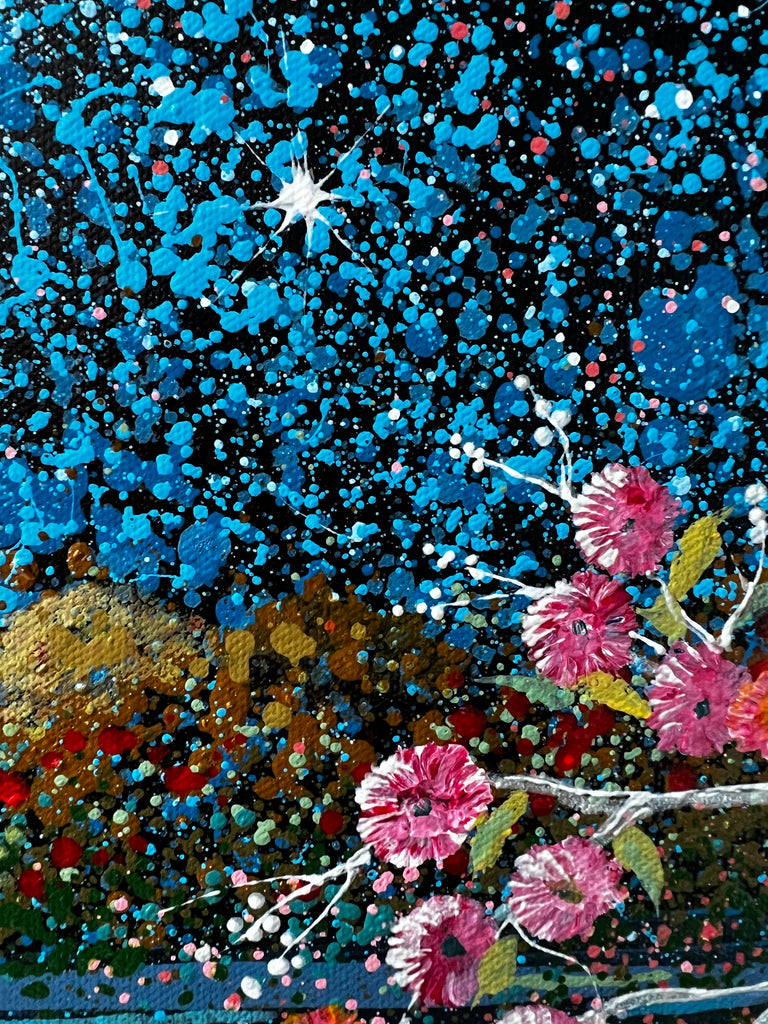Celestial Blooms 24x36