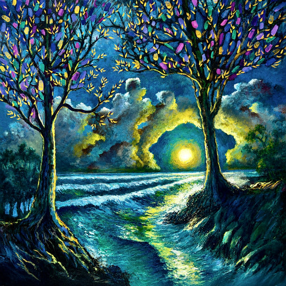 Sun and the Moon 24x24