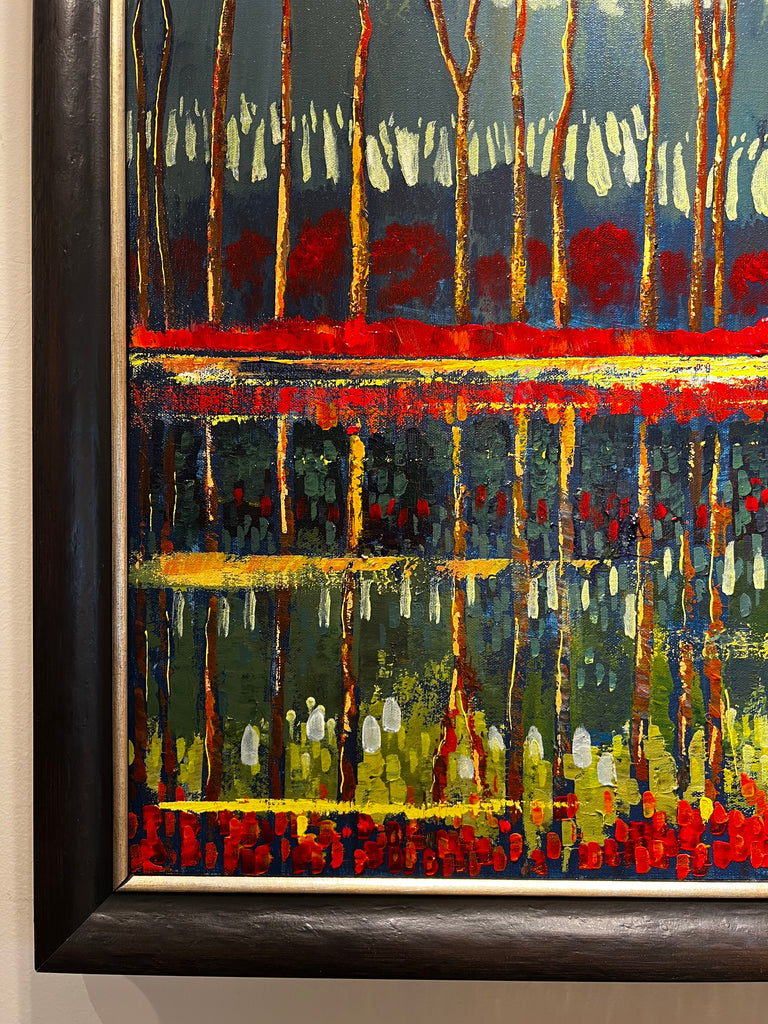 Crimson Horizon 30x40