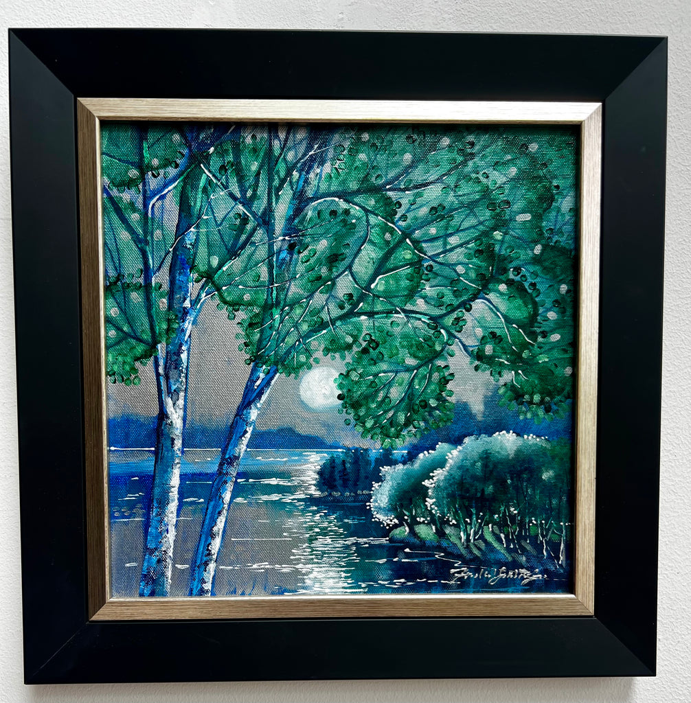 Moonlit Reflections 12x12