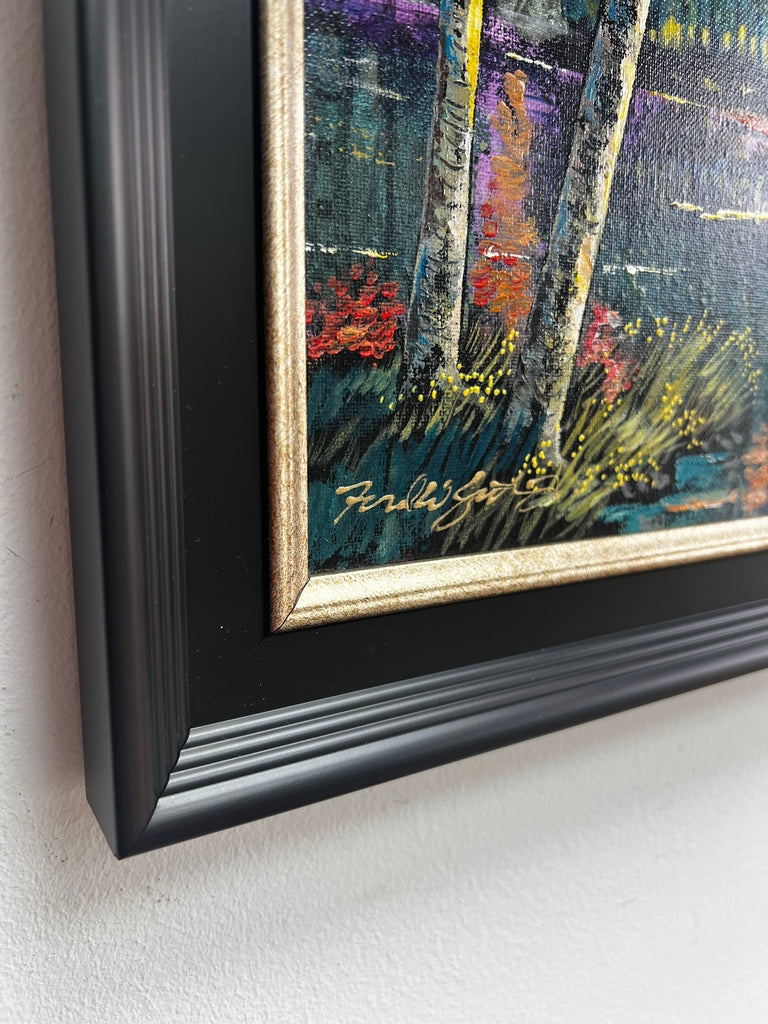 Lakeside Afterglow 12x12