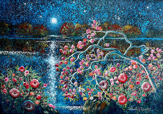 Celestial Blooms 24x36