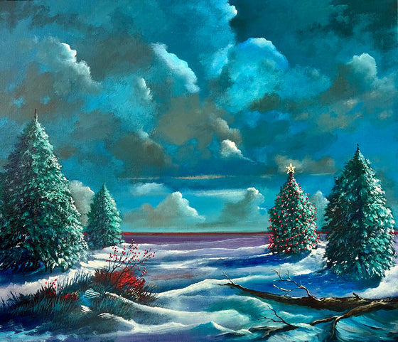 Christmas Calling 20x24