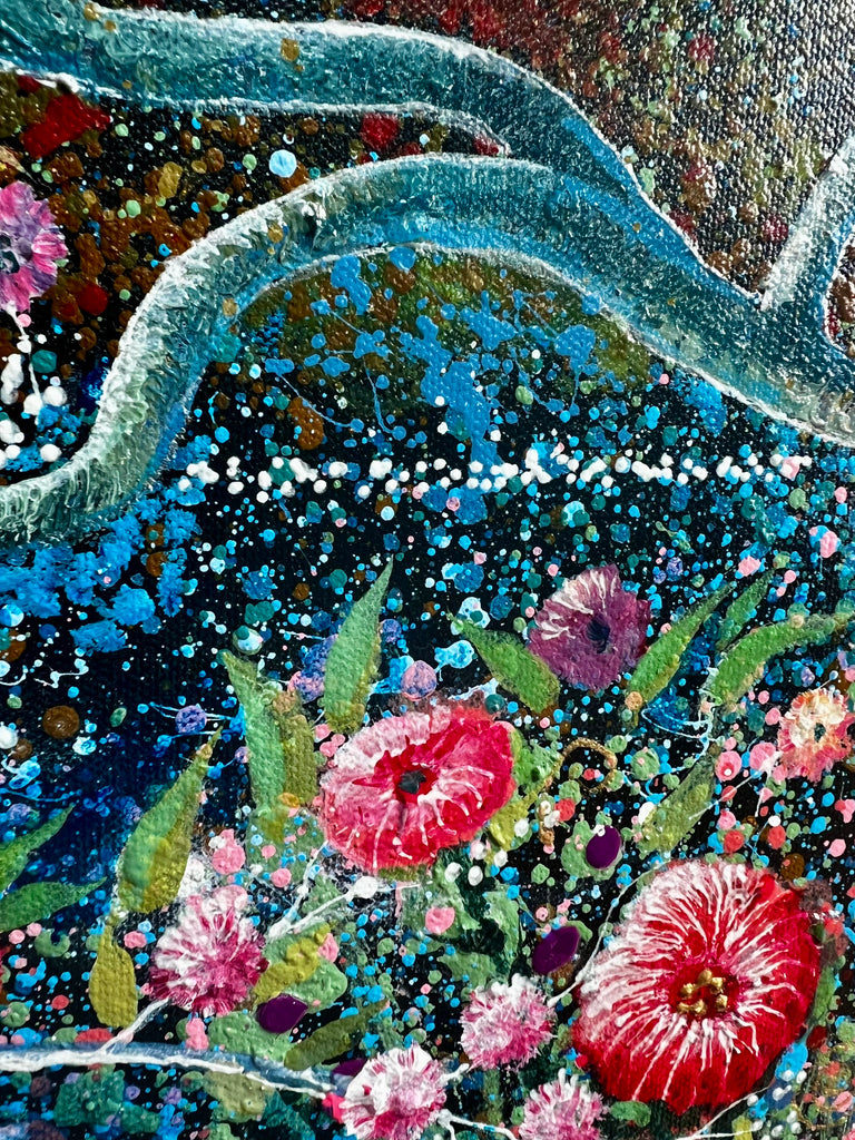 Celestial Blooms 24x36