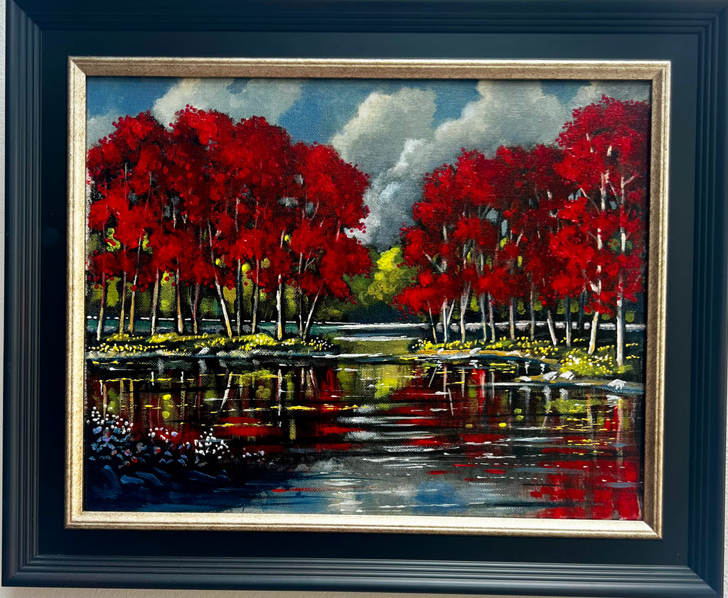 Scarlet Reverie 11x14