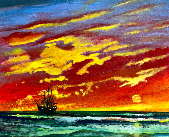 Out to Sea 11x14