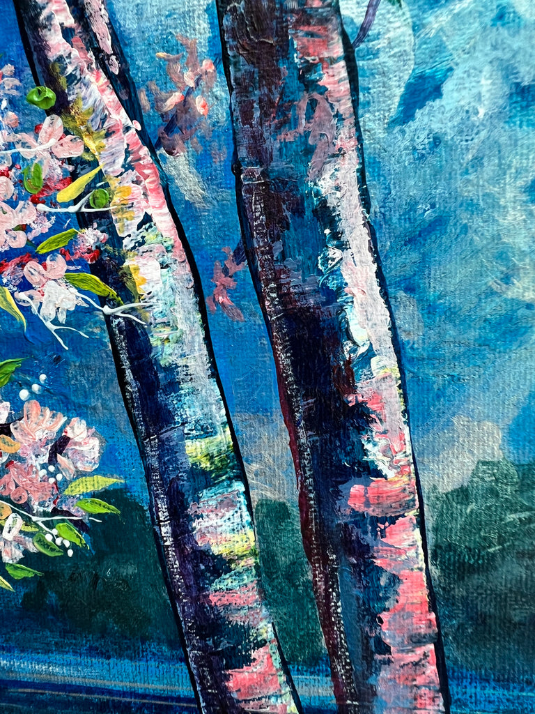 Midnight Blossoms 16x20