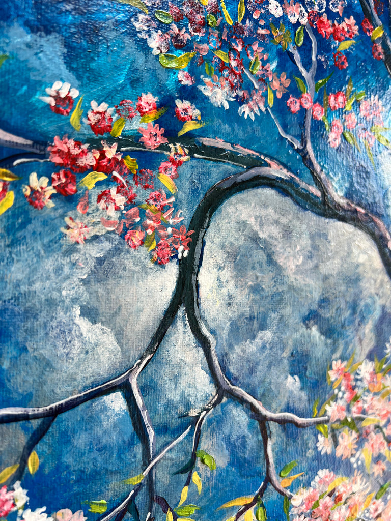 Midnight Blossoms 16x20