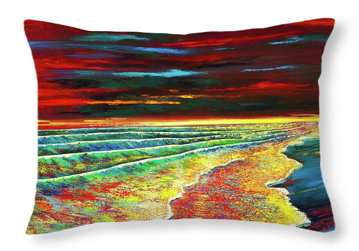 Waves Of Passion - Throw Pillow