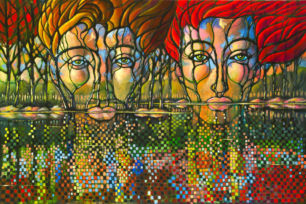 "Like Minds" Original painting by Ford Smith