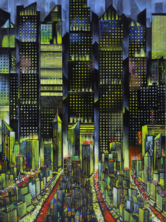 Lovin' the City by Ford Smith  Original cityscape painting