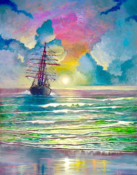 Sail at Dawn 40x30