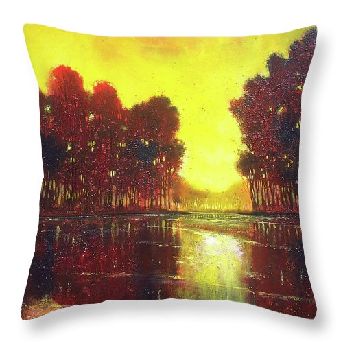 Radiant Finale - Throw Pillow