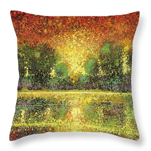 Sizzling Seclusion - Throw Pillow